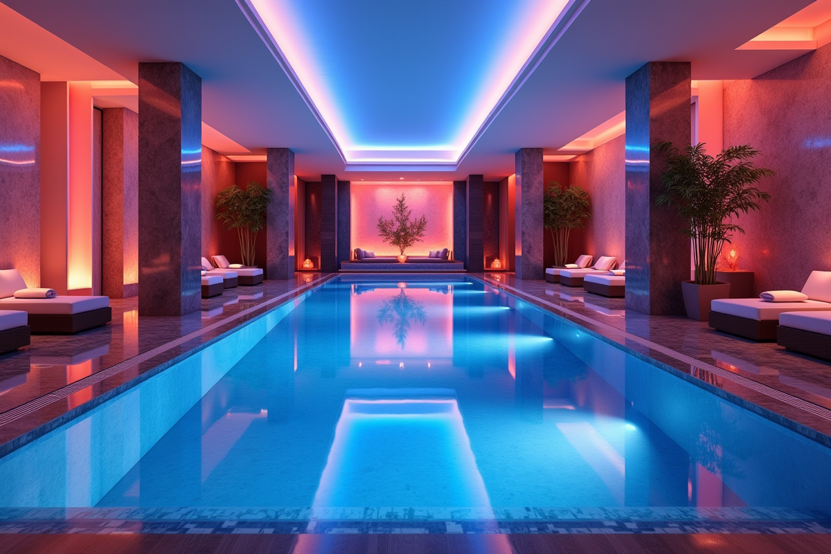 éclairage piscine