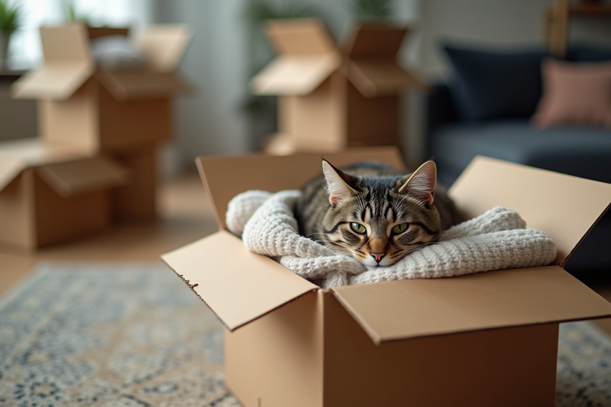 chat déménagement